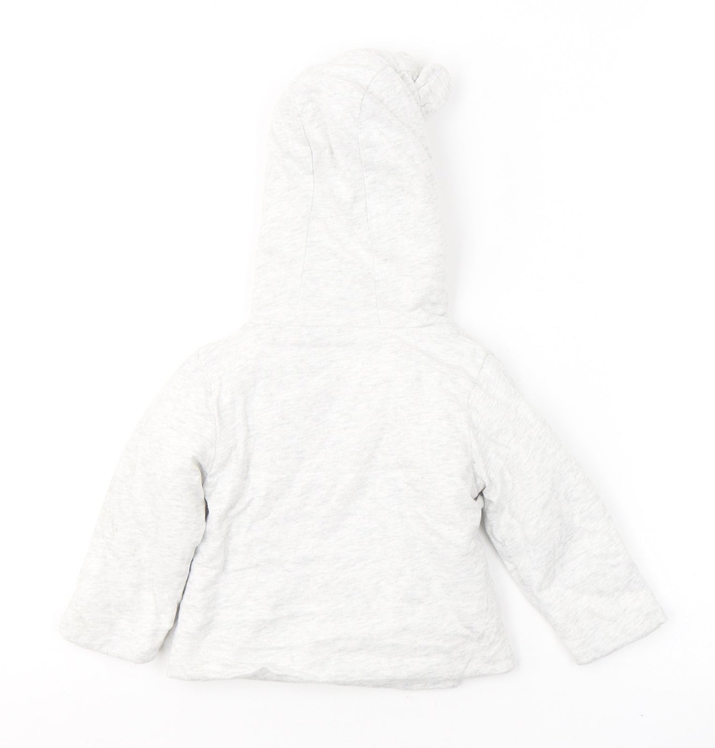 NEXT Baby Grey   Basic Coat Coat Size 3-6 Months   Tie