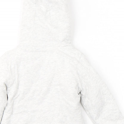 NEXT Baby Grey   Basic Coat Coat Size 3-6 Months   Tie