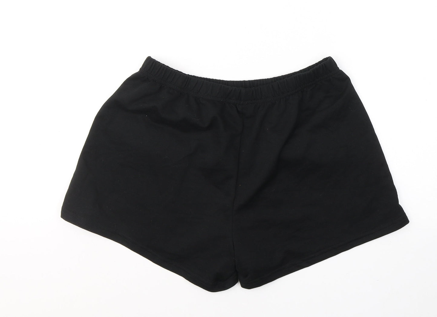 SheIn Womens Black  Cotton Hot Pants Shorts Size M L3 in Regular Pull On