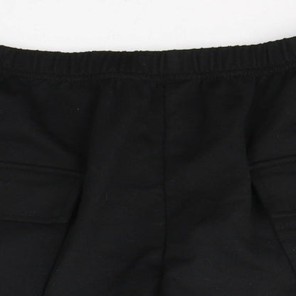 SheIn Womens Black  Cotton Hot Pants Shorts Size M L3 in Regular Pull On