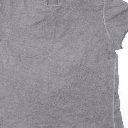 Womens UK Size XS Disney Grey Basic T-Shirt