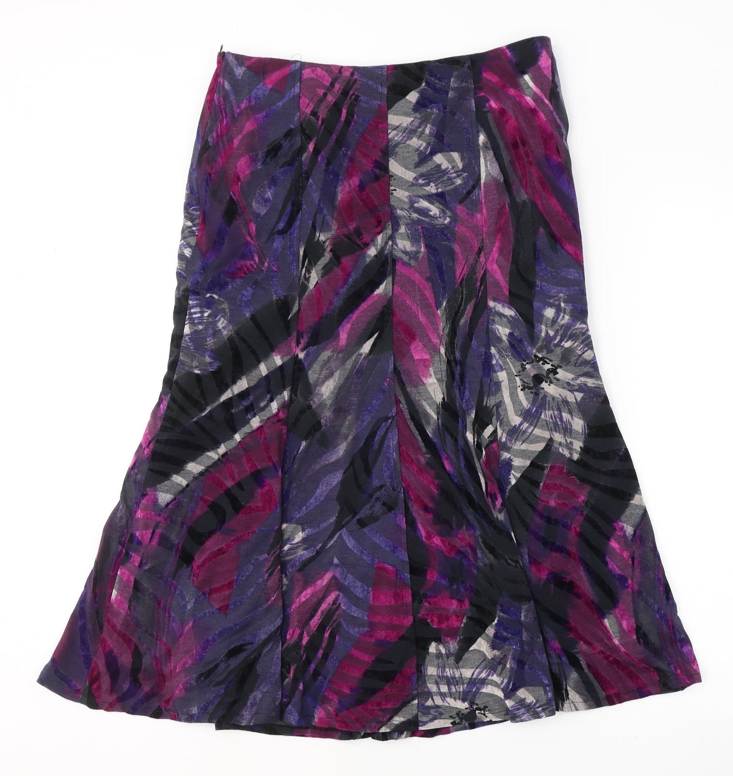 Vogue Womens Multicoloured Geometric Polyester Trumpet Set Size 10   Zip