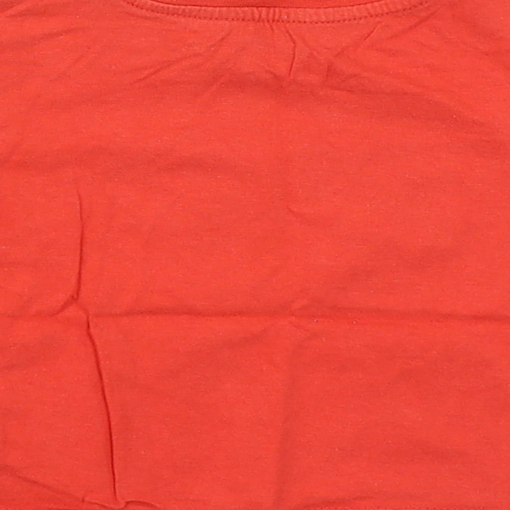 Early days Baby Red  100% Cotton Basic T-Shirt Size 12-18 Months Round Neck Pullover
