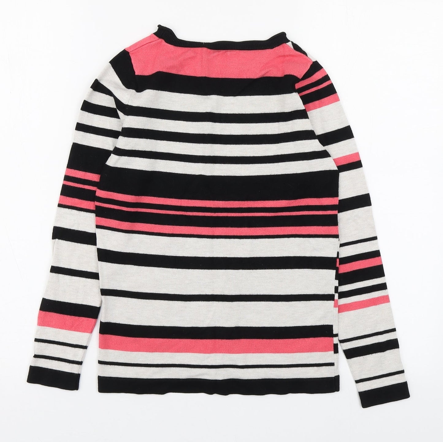 Womens UK Size 8 M&Co Multicoloured Pullover Jumper