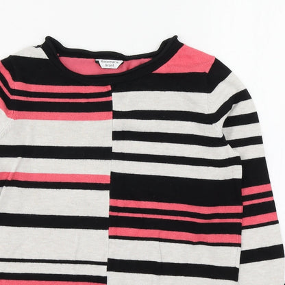 Womens UK Size 8 M&Co Multicoloured Pullover Jumper