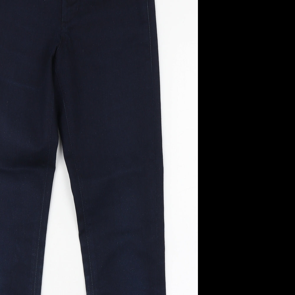 Suzy Radcliffe Womens Blue  Cotton Straight Jeans Size 27 in L28 in Regular Zip