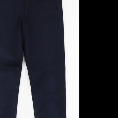 Suzy Radcliffe Womens Blue  Cotton Straight Jeans Size 27 in L28 in Regular Zip