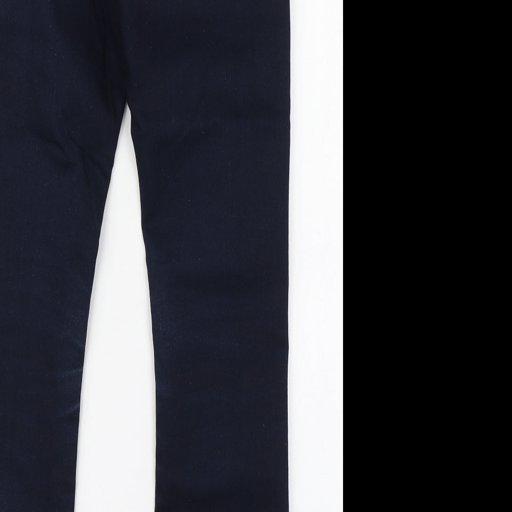 Suzy Radcliffe Womens Blue  Cotton Straight Jeans Size 27 in L28 in Regular Zip