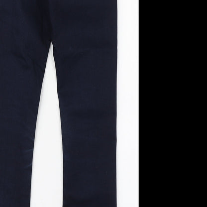 Suzy Radcliffe Womens Blue  Cotton Straight Jeans Size 27 in L28 in Regular Zip