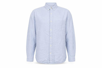 Mens UK Size S H&M Blue  Button-Up Long Sleeve Casual Shirt
