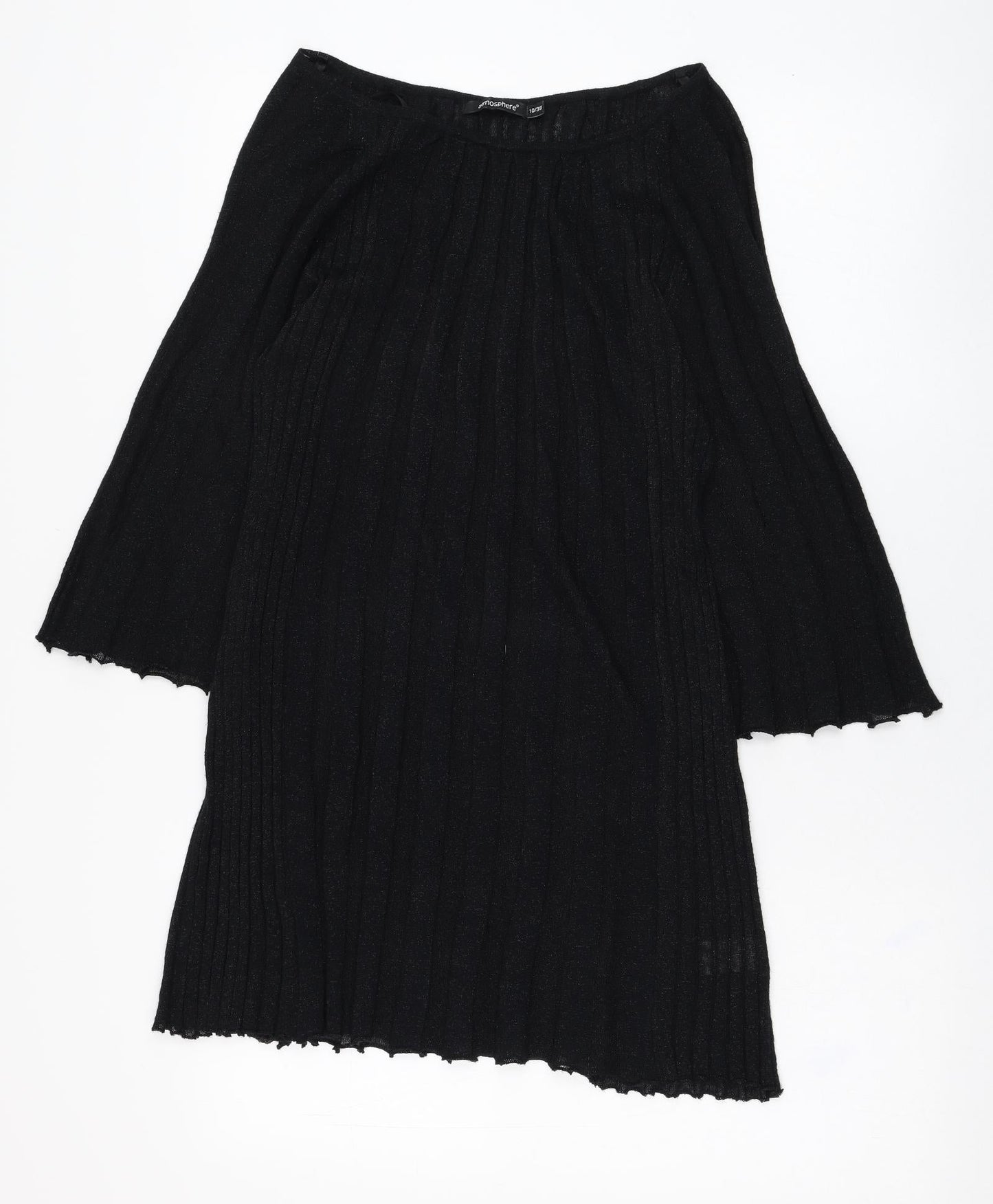 Atmosphere Womens Black  Acrylic Shift  Size 10  Round Neck Pullover