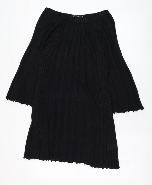 Atmosphere Womens Black  Acrylic Shift  Size 10  Round Neck Pullover