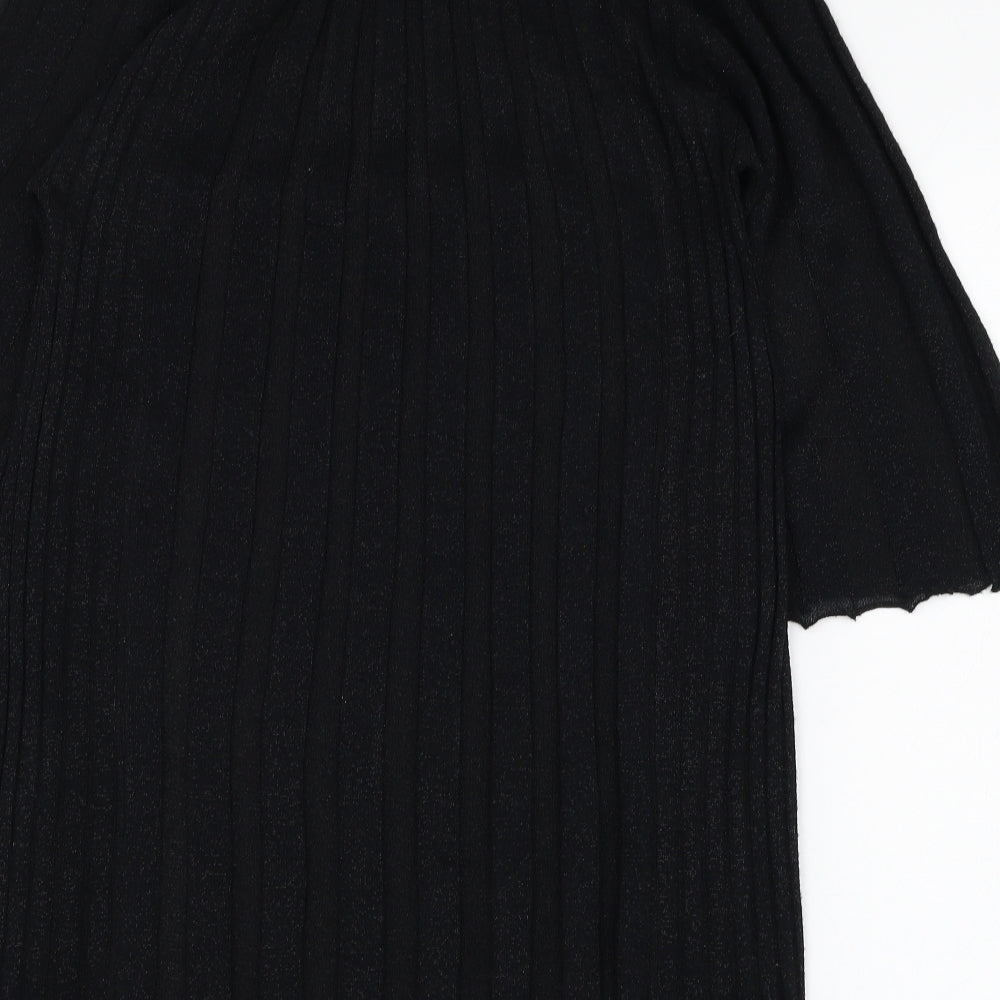 Atmosphere Womens Black  Acrylic Shift  Size 10  Round Neck Pullover