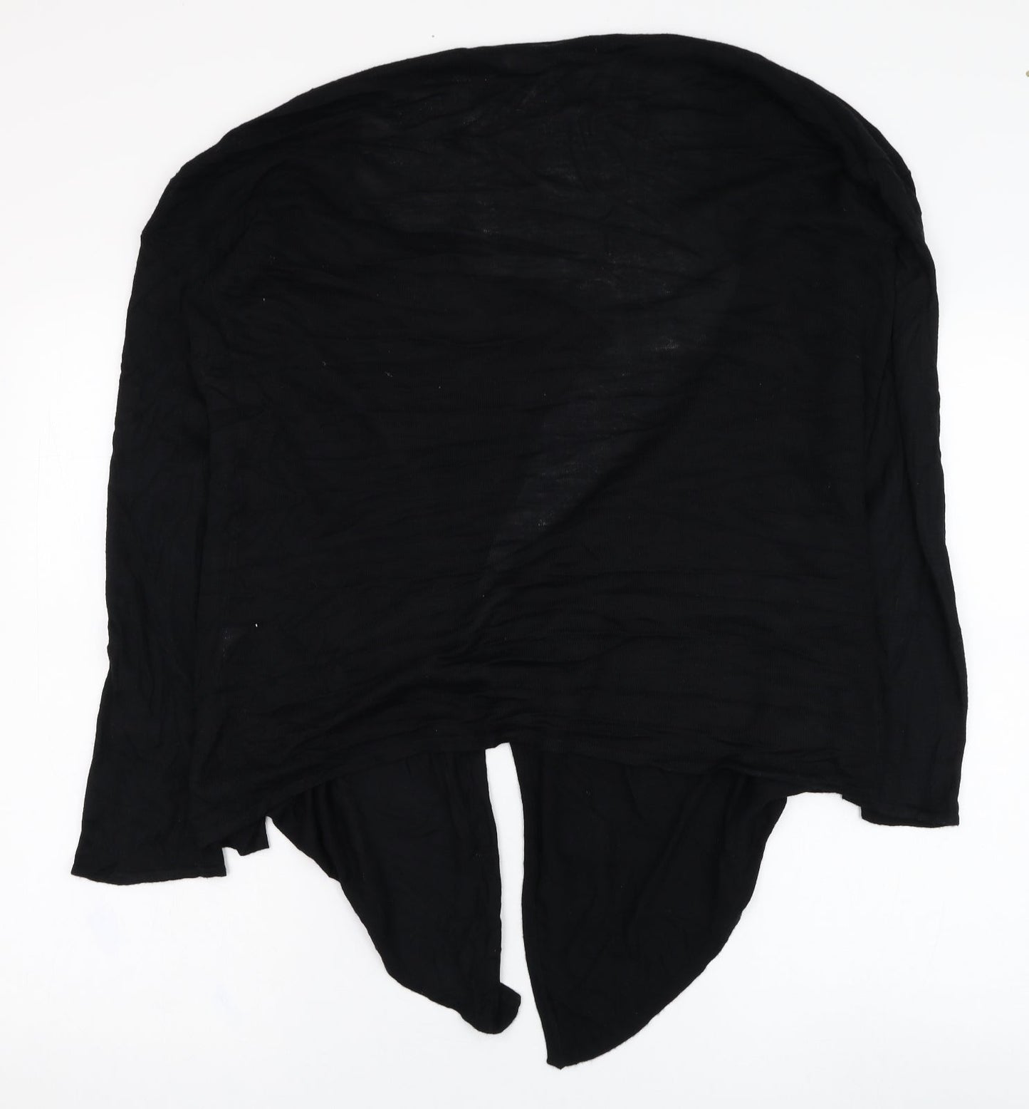 BHS Womens Black Round Neck  Polyester Cardigan Jumper Size 12