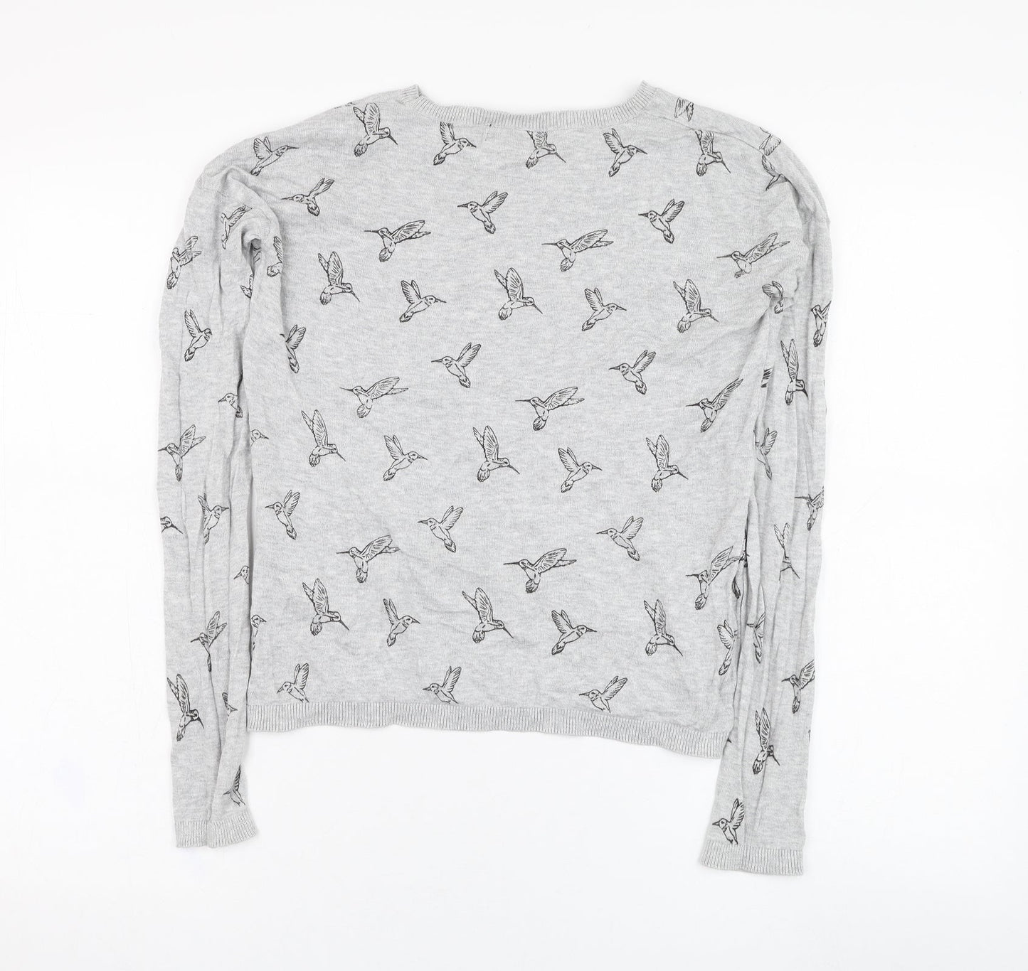 Womens UK Size 8 New Look Grey Pullover Jumper