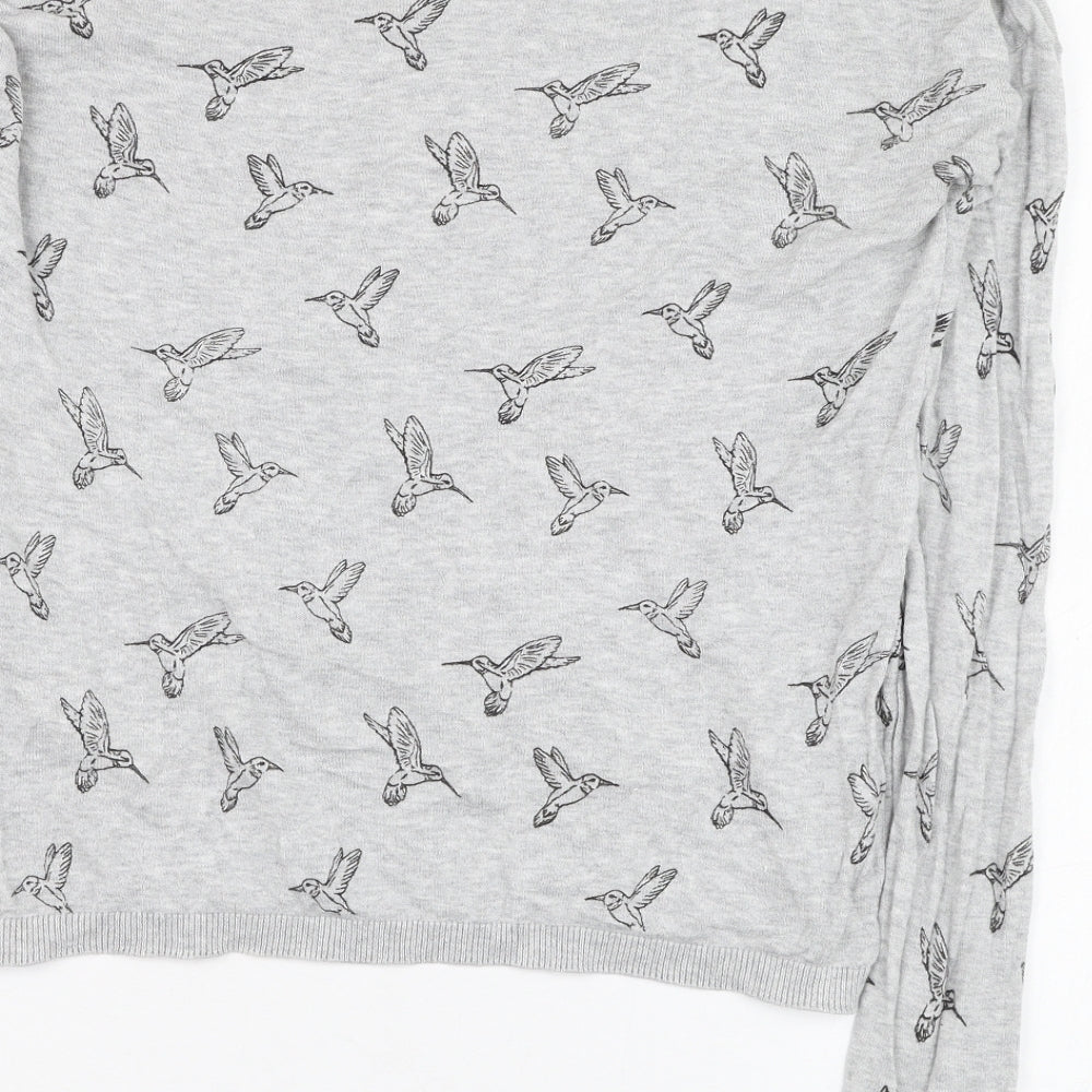 Womens UK Size 8 New Look Grey Pullover Jumper