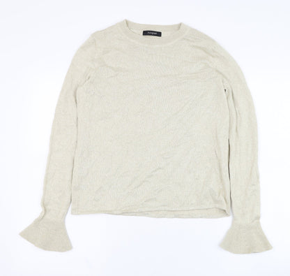 Womens UK Size 10 Marks and Spencer Beige Pullover Jumper