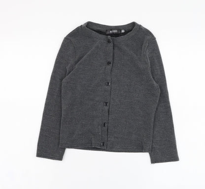 Womens UK Size 8 Missguided Grey Cardigan Jumper