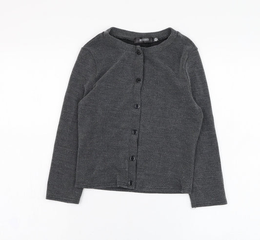 Womens UK Size 8 Missguided Grey Cardigan Jumper