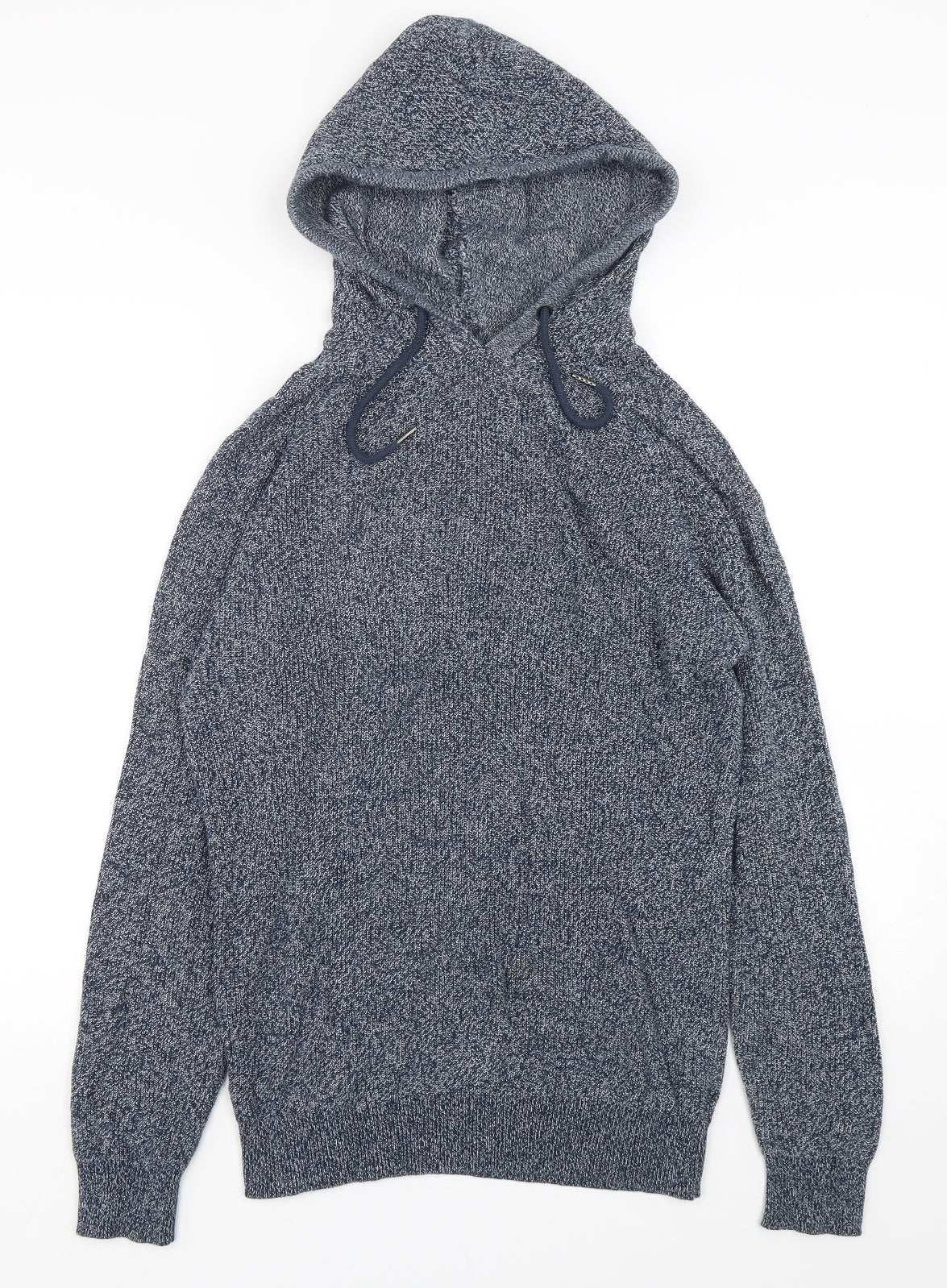 Mens UK Size S NEXT Blue Pullover Hoodie
