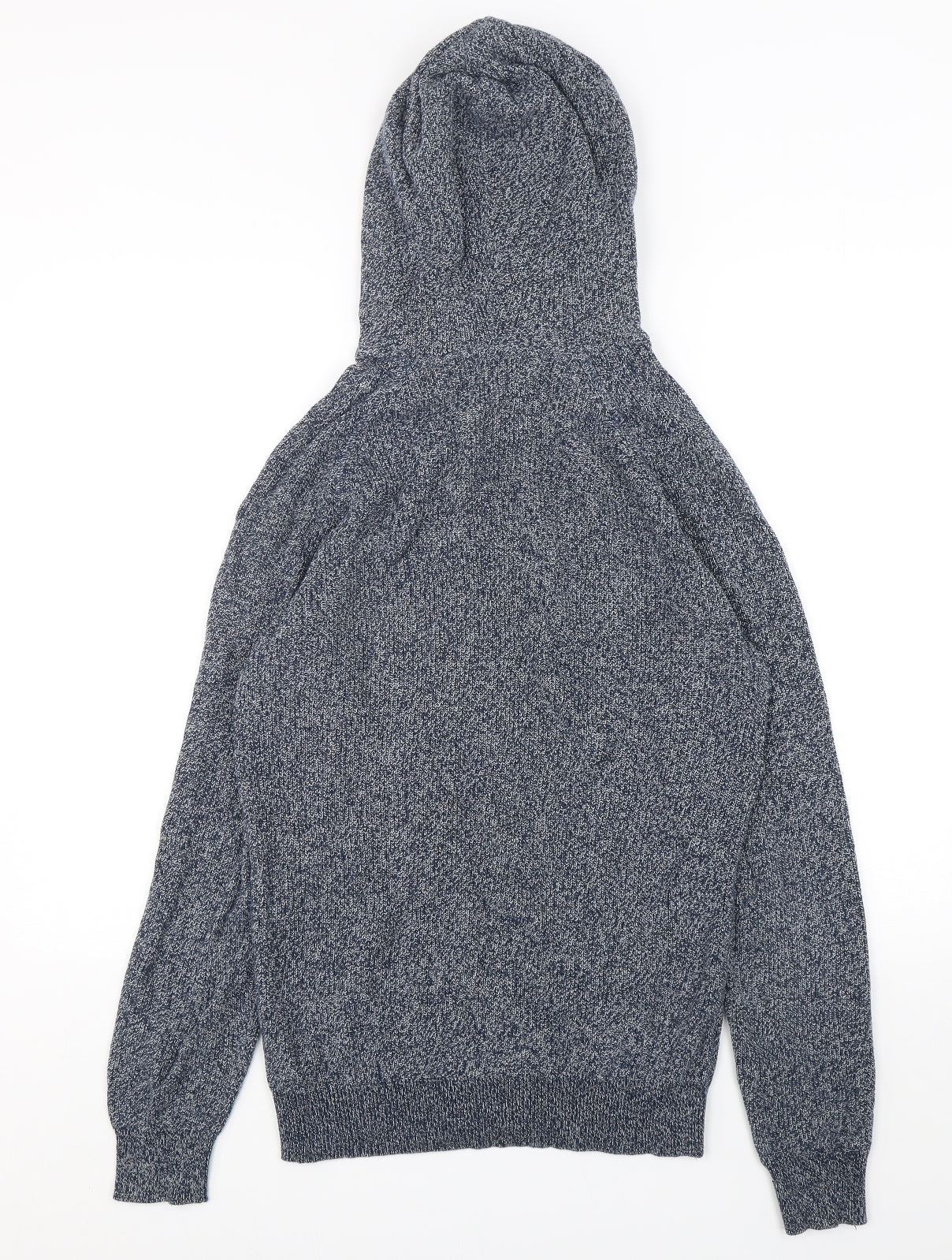 Mens UK Size S NEXT Blue Pullover Hoodie