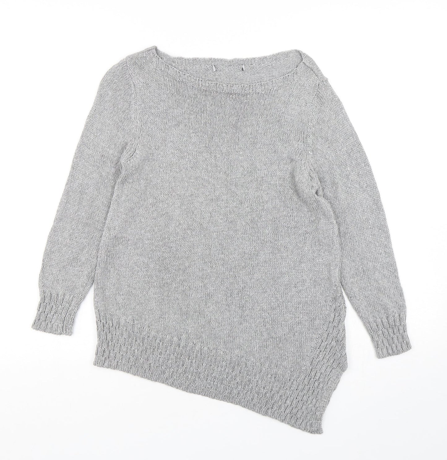 Womens UK Size 8 Marks and Spencer Grey Pullover Jumper