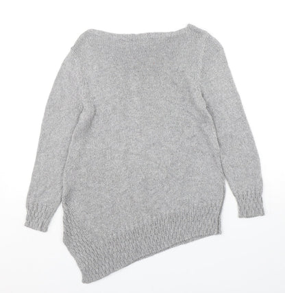 Womens UK Size 8 Marks and Spencer Grey Pullover Jumper