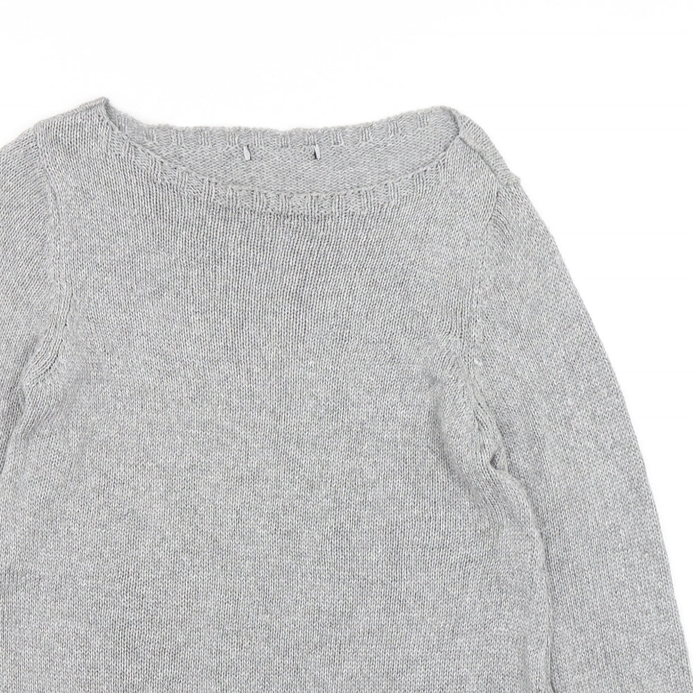 Womens UK Size 8 Marks and Spencer Grey Pullover Jumper
