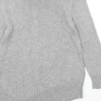 Womens UK Size 8 Marks and Spencer Grey Pullover Jumper