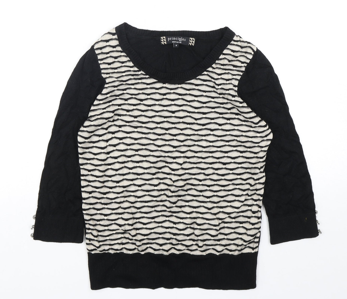 Womens UK Size 8 Principles Multicoloured Pullover Jumper