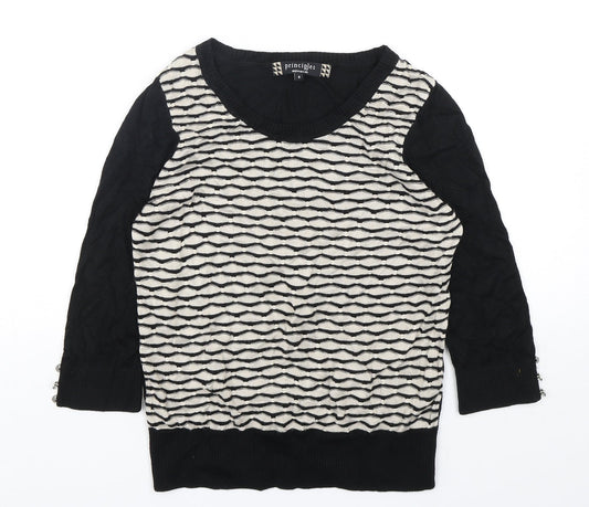 Womens UK Size 8 Principles Multicoloured Pullover Jumper