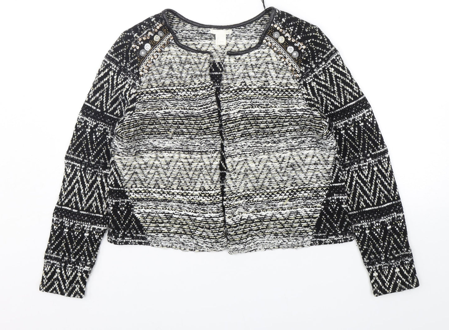 Womens UK Size L H&M Multicoloured Cardigan Jumper