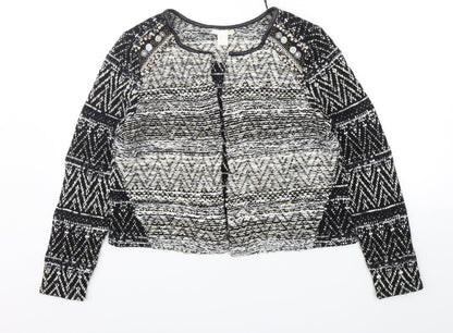 Womens UK Size L H&M Multicoloured Cardigan Jumper