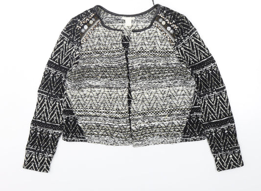 Womens UK Size L H&M Multicoloured Cardigan Jumper