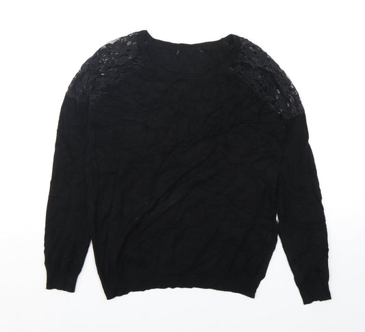 Womens UK Size 12 Select Black Pullover Jumper