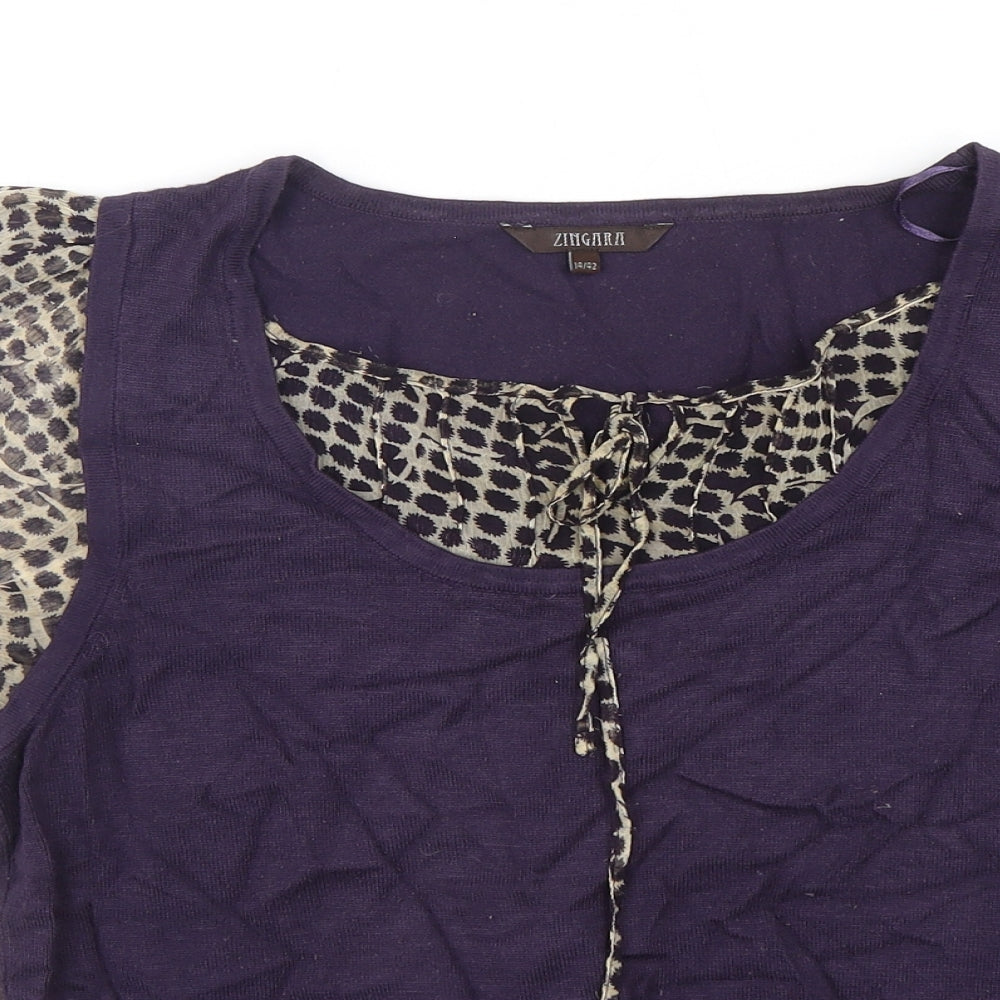 Womens UK Size 14 Zingara Multicoloured Pullover Jumper
