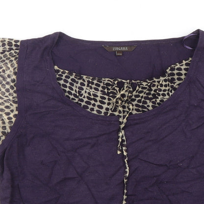 Womens UK Size 14 Zingara Multicoloured Pullover Jumper