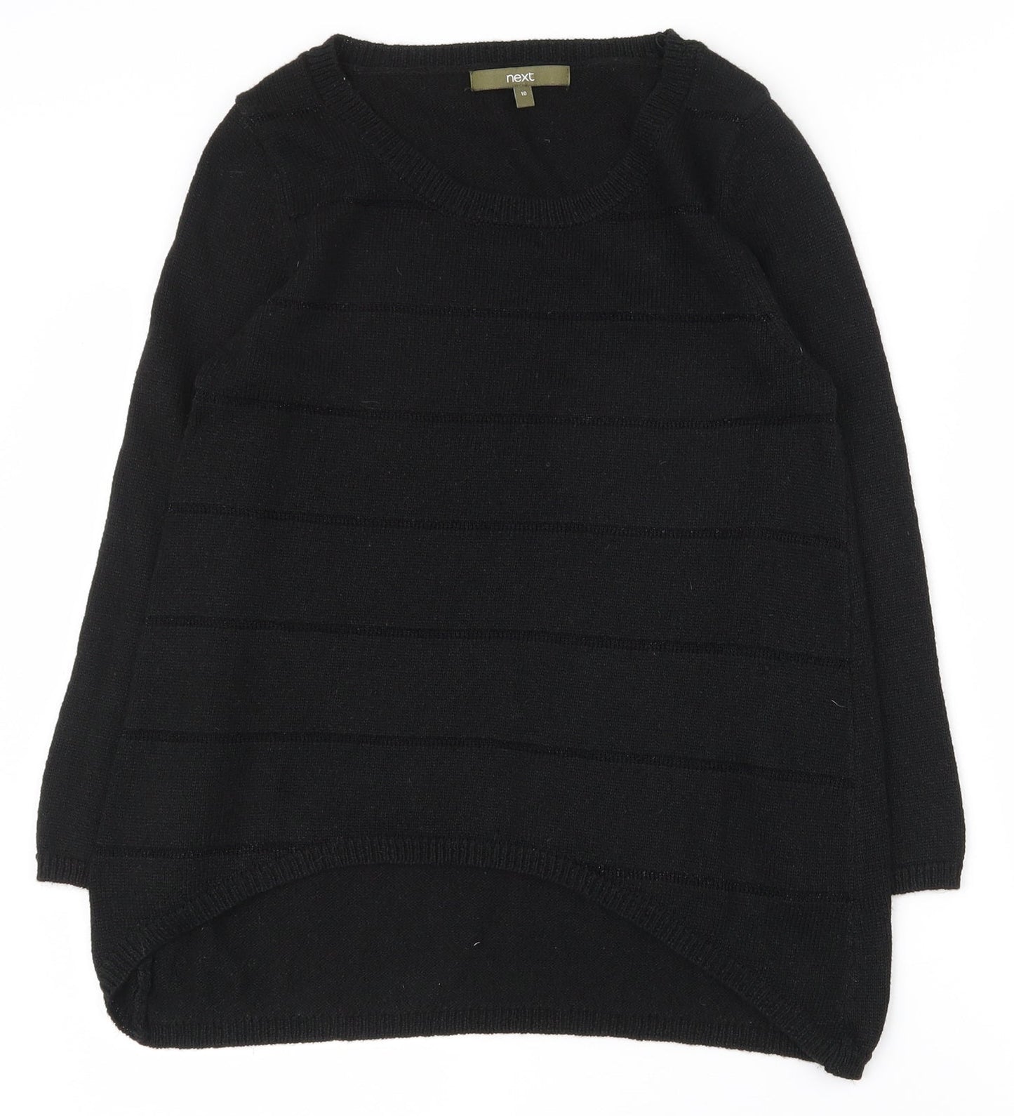 Womens UK Size 10 NEXT Black Pullover Jumper