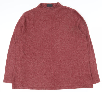 Yessica Womens Red  Polyester Pullover Sweatshirt Size L  Pullover