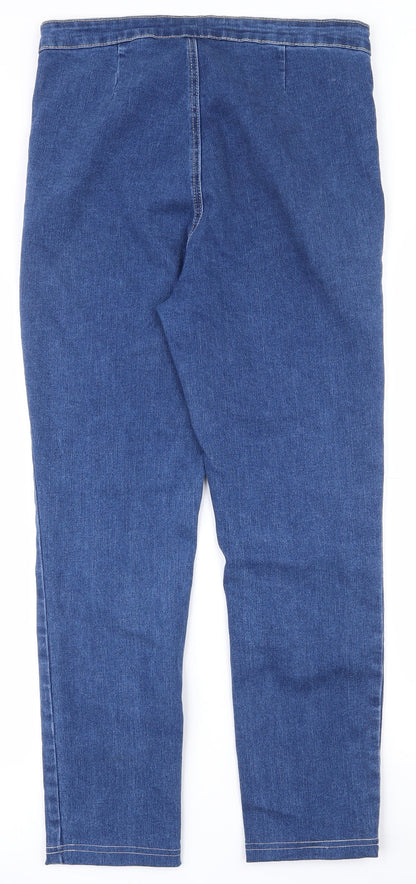 Womens UK Size 30 in Preworn Regular Fit Skinny Blue Jeans