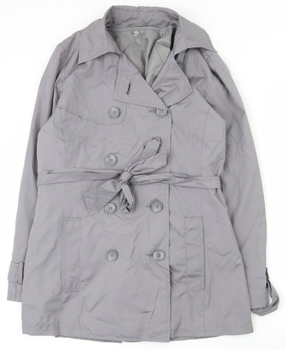 Additional front view of LC Waikiki women’s grey jacket, size S, button