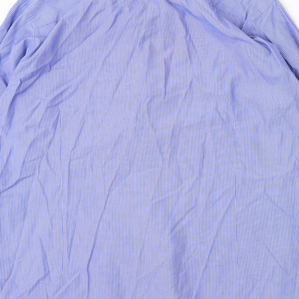 Mens UK Collar Size M Lakeland Smart Blue  Dress Shirt
