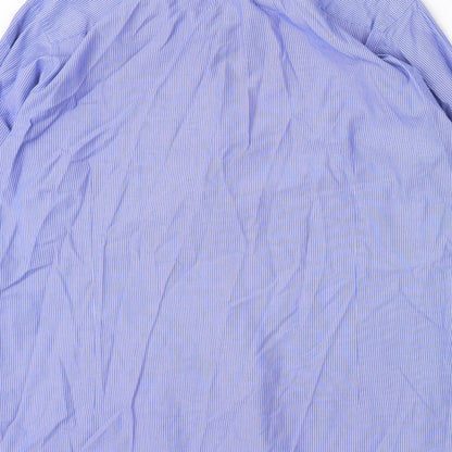 Mens UK Collar Size M Lakeland Smart Blue  Dress Shirt
