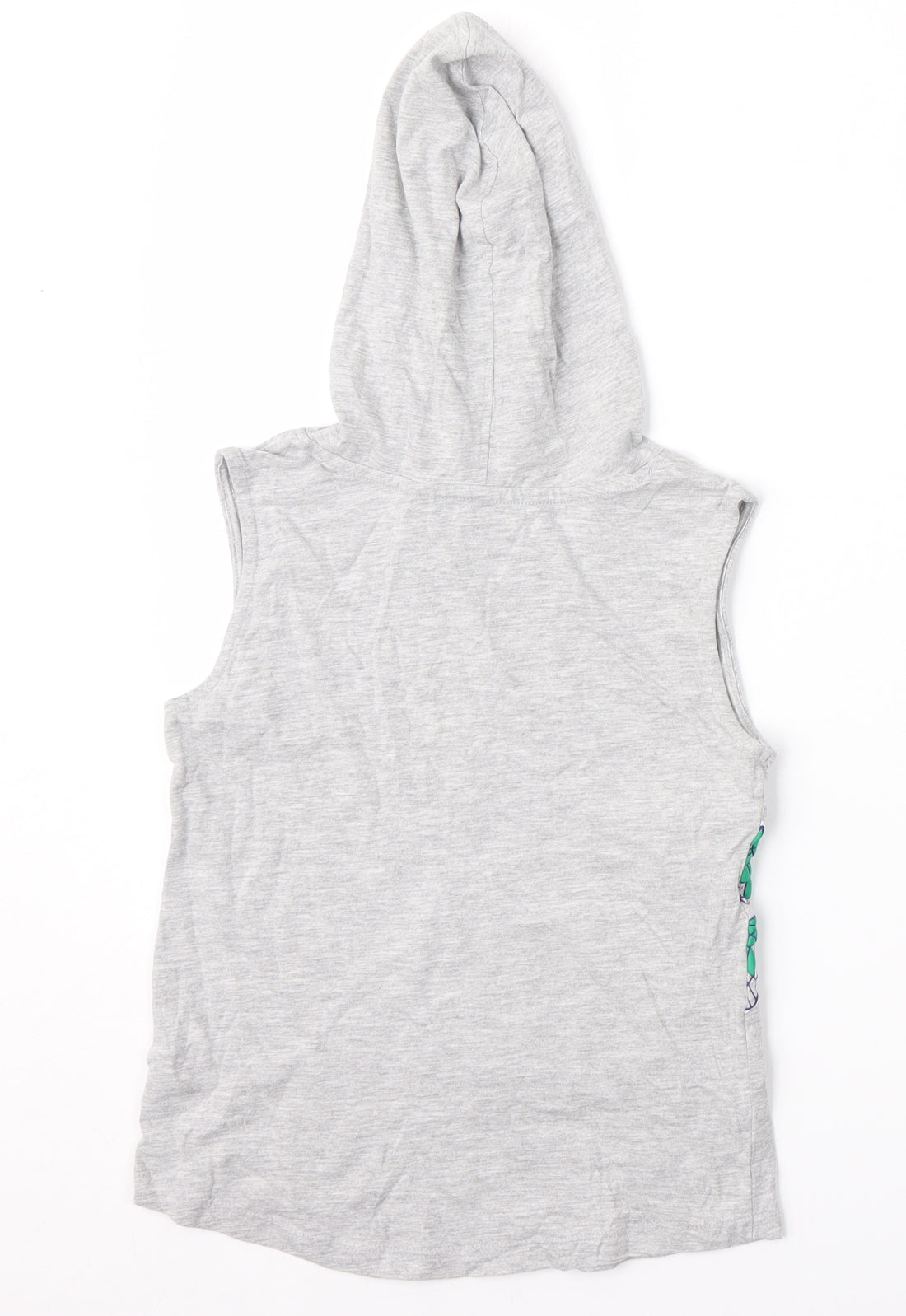 Kids Boys Grey  Cotton Pullover Hoodie Size 6 Years   - Dinosaurs