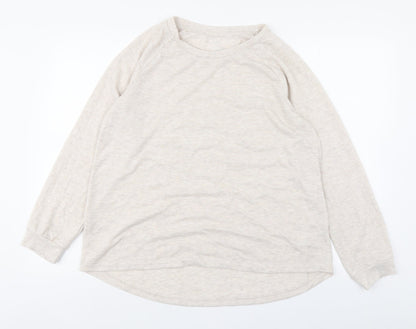 Primark Womens Beige  Polyester Pullover Sweatshirt Size L  Pullover