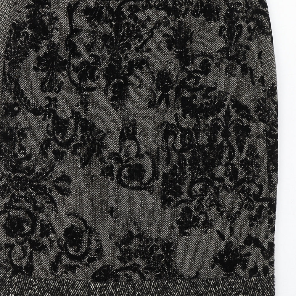 Per Una Womens Brown  Acrylic Straight & Pencil Skirt Size 14   Zip