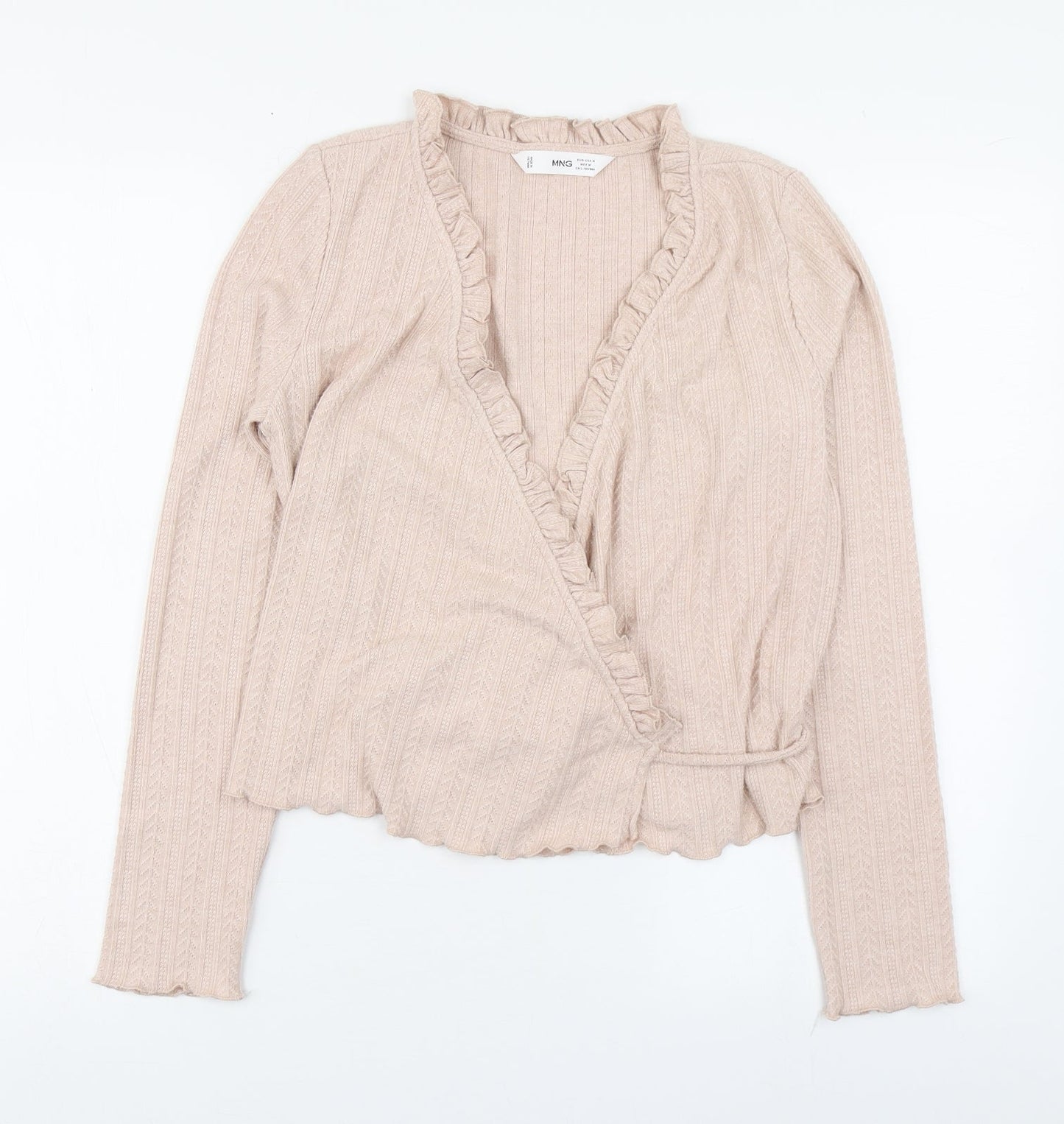 Womens UK Size M MNG Pink Basic Blouse
