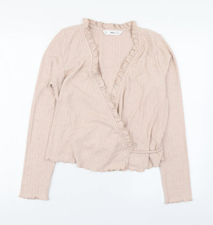 Womens UK Size M MNG Pink Basic Blouse