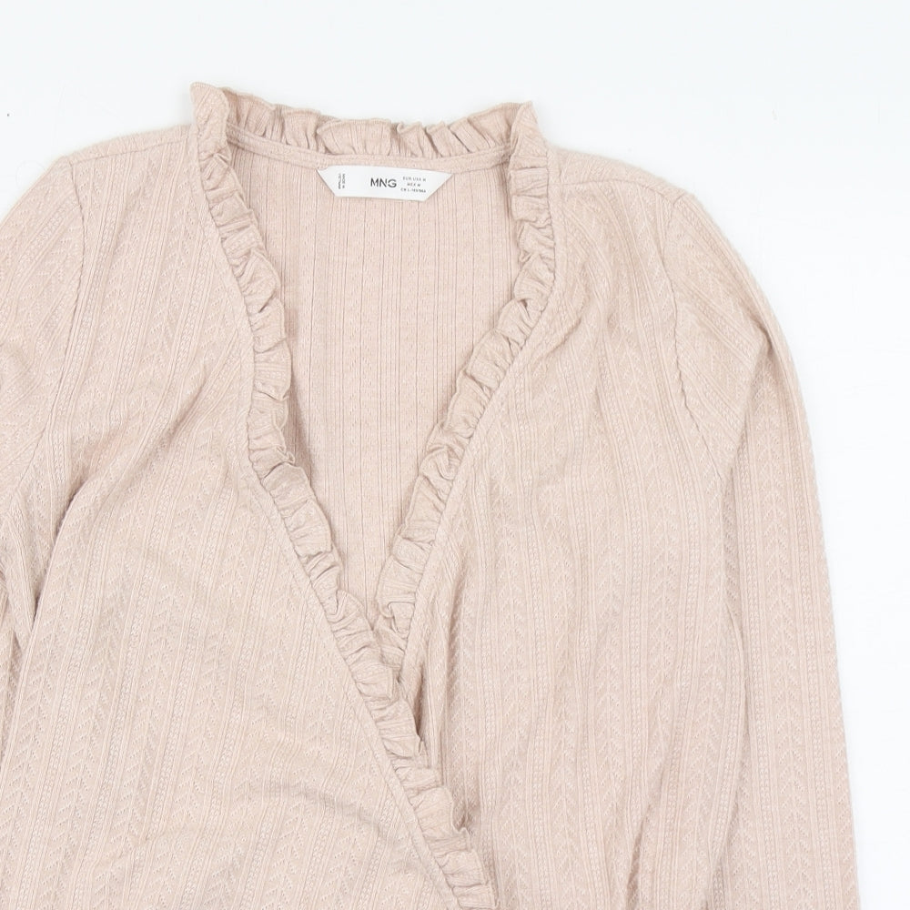 Womens UK Size M MNG Pink Basic Blouse