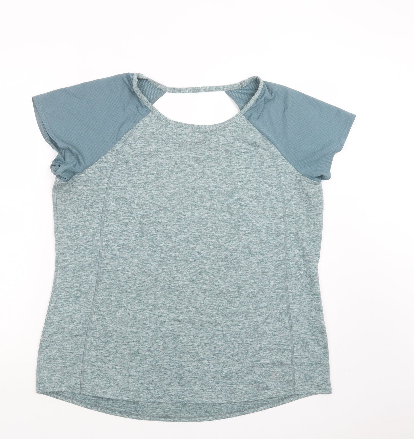 Womens UK Size L Dunnes Stores Green Basic T-Shirt